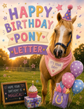Birthday Pony Letter