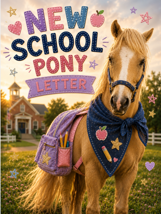 New School Pony Letter