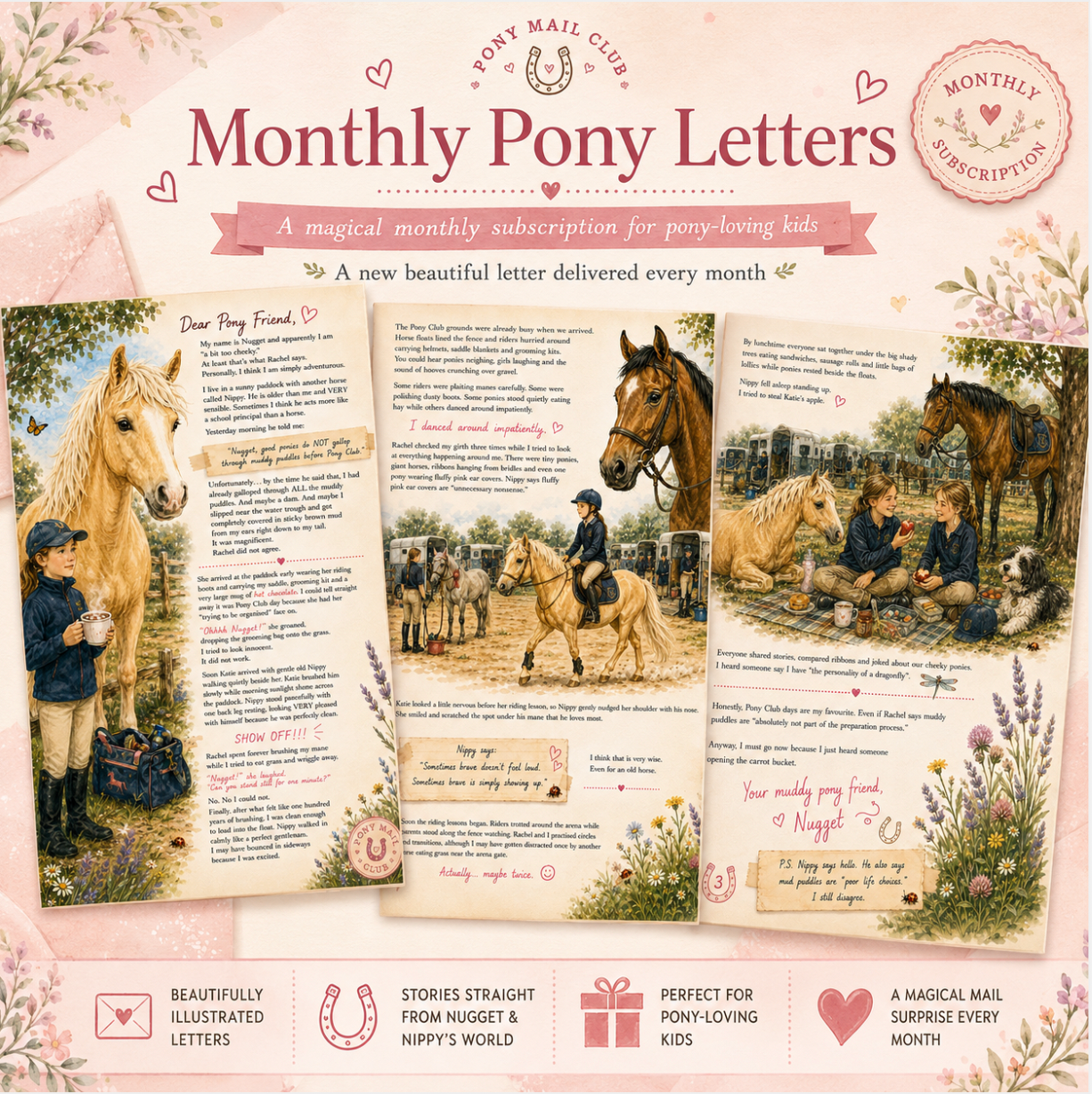 12 Month Pony Letter Subscription